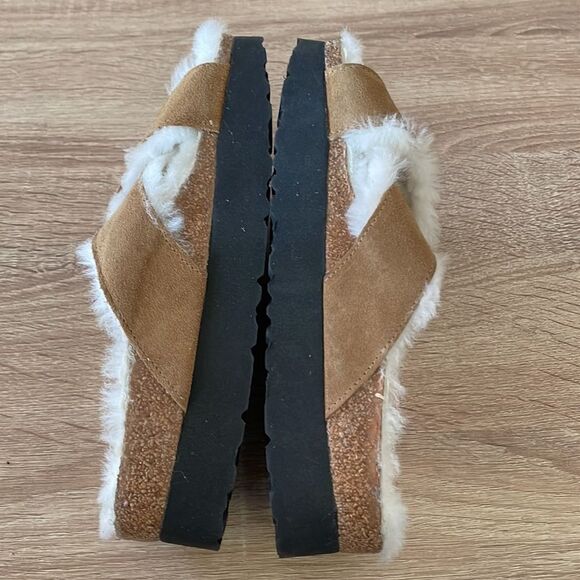 New Papillio by Birkenstock Daytona shearling Sandals - Picture 4 of 9
